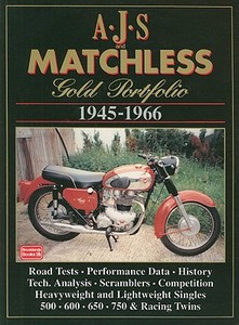 Ajs And Matchless Gold Portfolio 1945-66 di R. M. Clarke edito da Brooklands Books Ltd