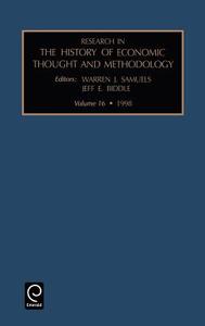 Research in the History of Economic Thought and Methodology di J. Samuels Warren J. Samuels, Warren J. Samuels edito da Emerald Group Publishing Limited