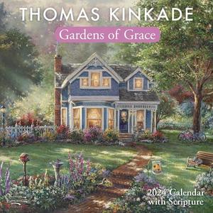 Thomas Kinkade Gardens Of Grace With Scripture 2024 Wall Calendar di Thomas Kinkade edito da Andrews McMeel Publishing