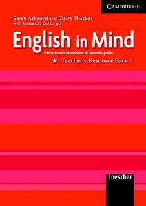 English in Mind 1 Teacher's Resource Pack Italian Edition di Sarah Ackroyd, Claire Thacker edito da CAMBRIDGE