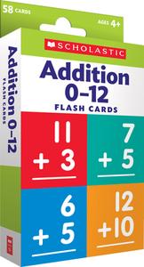 Flash Cards: Addition 0 - 12 di Scholastic Teacher Resources, Scholastic edito da Scholastic Teaching Resources