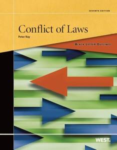 Black Letter Outline on Conflict of Laws, di Peter Hay edito da West Academic