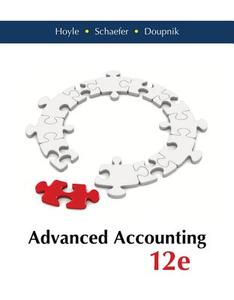Advanced Accounting with Connect Access Card di Joe Ben Hoyle, Thomas Schaefer, Timothy Doupnik edito da MCGRAW HILL BOOK CO