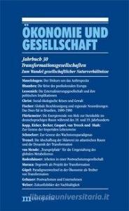Transformationsgesellschaften edito da Metropolis Verlag