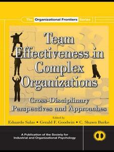 Team Effectiveness in Complex Organizations: Cross-Disciplinary Perspectives and Approaches di Eduardo Salas, Gerald F. Goodwin, C. Shawn Burke edito da Routledge