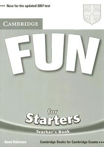 Fun For Starters Teacher's Book di Anne Robinson edito da Cambridge University Press