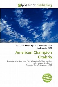 American Champion Citabria edito da Alphascript Publishing