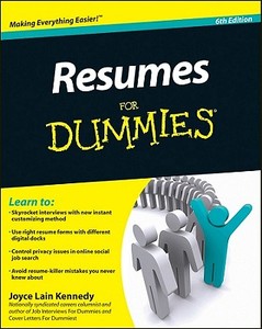 Resumes for Dummies di Joyce Lain Kennedy edito da Wiley Publishing