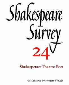 Shakespeare Survey edito da Cambridge University Press