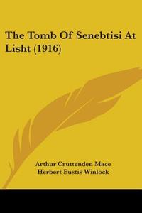 The Tomb of Senebtisi at Lisht (1916) di Arthur Cruttenden Mace, Herbert Eustis Winlock edito da Kessinger Publishing