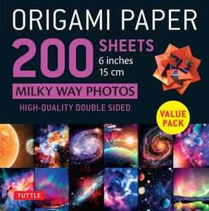 Origami Paper 200 Sheets Milky Way Photos 6 Inches (15 Cm) di Tuttle Publishing edito da Tuttle Publishing