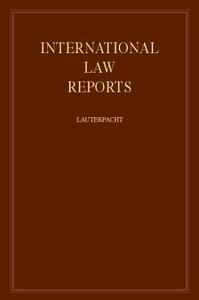 International Law Reports di Hersch Lauterpacht edito da Cambridge University Press