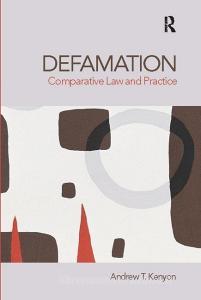 Defamation di Andrew Kenyon edito da Taylor & Francis Ltd