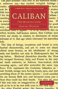 Caliban di David Hartley, Daniel Wilson edito da Cambridge University Press