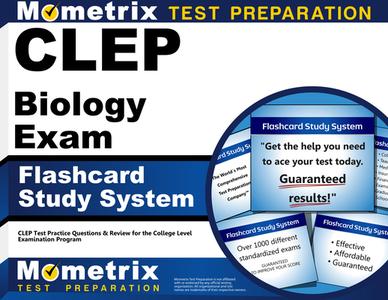 CLEP Biology Exam Flashcard Study System: CLEP Test Practice Questions and Review for the College Level Examination Program di CLEP Exam Secrets Test Prep Team edito da Mometrix Media LLC