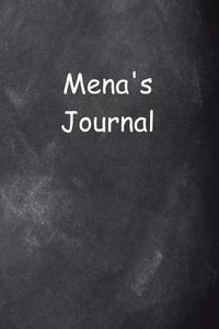 Mena Personalized Name Journal Custom Name Gift Idea Mena: (Notebook, Diary, Blank Book) di Distinctive Journals edito da Createspace Independent Publishing Platform