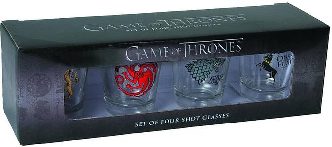 Game of Thrones Four Sigil Shot Glass Set edito da Dark Horse Deluxe