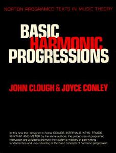 Basic Harmonic Progressions di John Clough edito da W W NORTON & CO