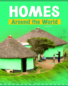 Homes Around the World di Wil Mara edito da PEBBLE BOOKS