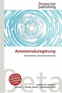 Ameisens Ureg Rung edito da Betascript Publishing
