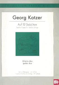 Auf 12 Sa(e)Iten/Twelve Pages For Twelve Strings: Gitarre Duo/Guitar Duo di Georg Katzer edito da Mel Bay Publications