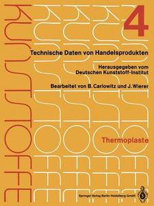 Thermoplaste di Bodo Carlowitz, Jutta Wierer edito da Springer Berlin Heidelberg