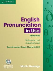 English Pronunciation In Use Advanced Book With Answers, 5 Audio Cds And Cd-rom di Martin Hewings edito da Cambridge University Press