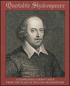 Flsh Card-Quotable Shakespeare di William Shakespeare edito da Pomegranate Communications