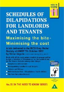 Schedules of Dilapidations DVD: Maximising the Bite - Minimising the Cost di Victor Vegoda edito da Estates Gazette