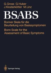 BSABS di Gisela Gross, Gerd Huber, Joachim Klosterkötter, Maria Linz edito da Springer Berlin Heidelberg