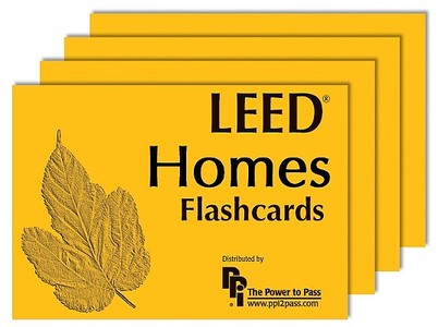 Leed Homes Flashcards edito da Professional Publications Inc