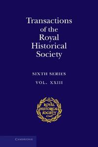 Transactions of the Royal Historical Society edito da Cambridge University Press