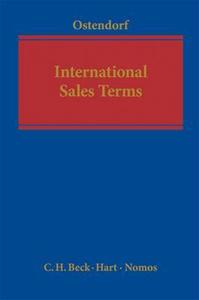 International Sales Terms di Ostendorf, Patrick Ostendorf edito da Hart Publishing (UK)