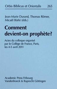 Comment Devient-On Prophete?: Actes Du Colloque Organise Par Le College de France, Paris, Les 4-5 Avril 2011 edito da Vandenhoeck and Ruprecht