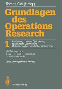 Grundlagen Des Operations Research edito da Springer-verlag Berlin And Heidelberg Gmbh & Co. Kg