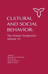 Culture And Social Behavior edito da Taylor & Francis Ltd