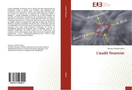 L'audit financier di Moulay El Mehdi Falloul edito da Editions universitaires europeennes EUE