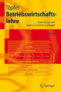 Betriebswirtschaftslehre di Armin Töpfer edito da Springer-Verlag GmbH