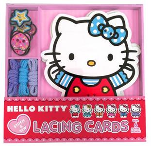 Hello Kitty Stitch & Sew Lacing Cards di Sanrio edito da Abrams Appleseed