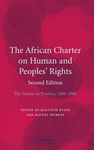 The African Charter on Human and Peoples' Rights edito da Cambridge University Press