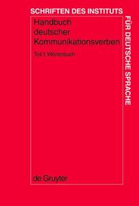 Worterbuch edito da Walter de Gruyter