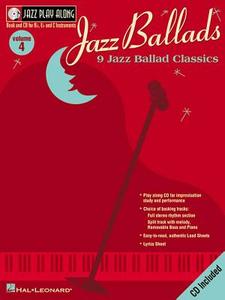 Jazz Ballads: 9 Jazz Ballad Classics [With CD] edito da MUSIC SALES CORP