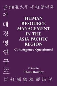 Human Resource Management in the Asia-Pacific Region di Chris Rowley edito da Routledge