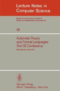 Automata Theory and Formal Languages edito da Springer Berlin Heidelberg
