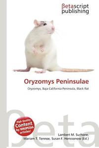 Oryzomys Peninsulae edito da Betascript Publishing