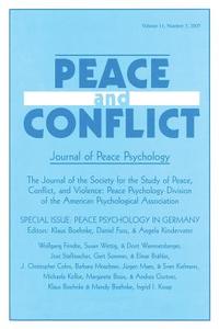 Peace Psychology in Germany di Klaus Boehnke edito da Taylor & Francis Inc