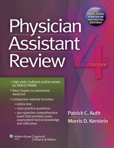 Physician Assistant Review di Patrick C. Auth edito da Lippincott Williams And Wilkins