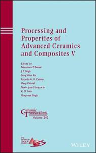 Processing and Properties of Advanced Ceramics and Composites V: Ceramic Transactions, Volume 240 edito da John Wiley & Sons