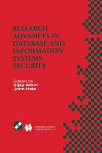 Research Advances in Database and Information Systems Security edito da Springer US
