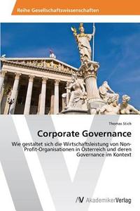 Corporate Governance di Thomas Stich edito da AV Akademikerverlag